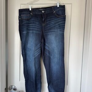 torrid women’s skinny Dark Blue Jeans
